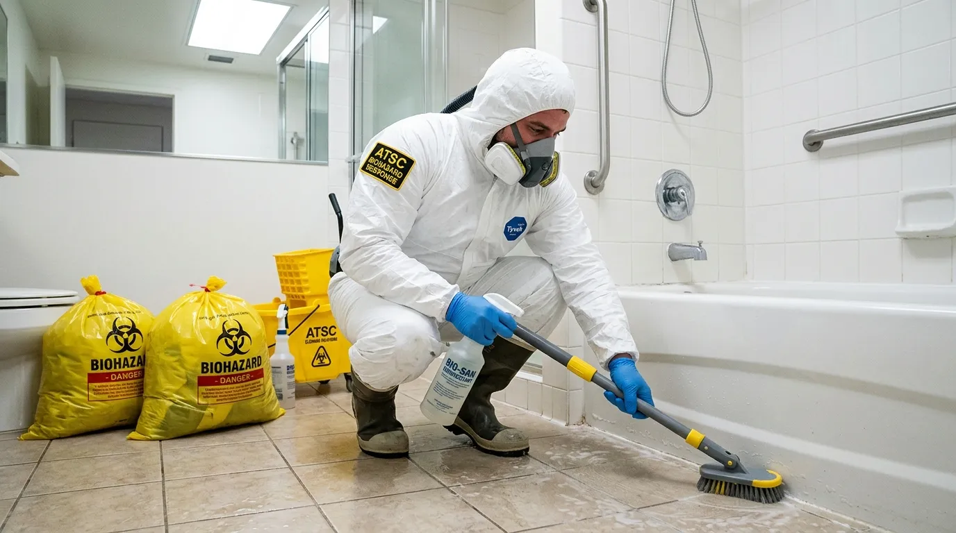 Decontamination equipment deployed for Blood Cleanup in Essex Junction